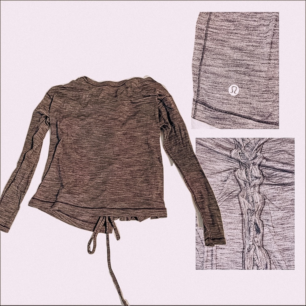 Lululemon Long Sleeve Light Purple Shirt